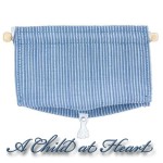 Dollhouse Blue Stripe Shade