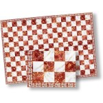Dollhouse "FAUX" Marble Floor w/ Border- Choice of Color -