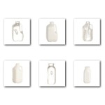 (*) Blank Drink Bottles #2- Choice of Styles -