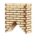 Dollhouse 45&amp;deg; Chimney - 3" High