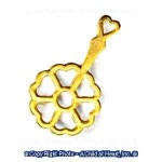(*) Dollhouse Round Heart with Handle Trivet- Choice of Color -