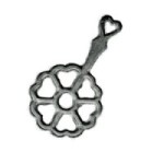 (*) Dollhouse Round Heart with Handle Trivet- Choice of Color -