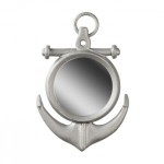 (*) Dollhouse Silver Anchor Mirror