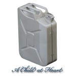 (*) Dollhouse Gray Jerry Can