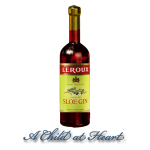 (*) Dollhouse Sloe Gin Bottle