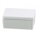 (*) Miniature White Metal Box