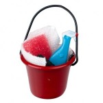 Soap Bucket with Scrub Brush, Cleaner &amp; Sponge