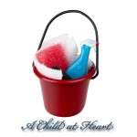 Soap Bucket with Scrub Brush, Cleaner &amp; Sponge
