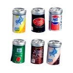 (&amp;sect;) Sale .80&amp;cent; - 6 pc Assorted Soda Cans