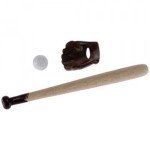 &amp;sect; Sale .60&amp;cent; Off - Dollhouse Baseball Set