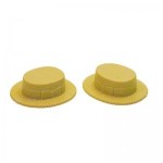 Dollhouse 2 pc Straw Hat Set