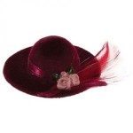 &amp;sect; Sale .60&amp;cent; Off - Dollhouse Hat with Feather