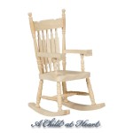 Dollhouse Boston Rocker(Choice of Finishes)