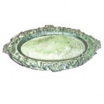 (*) Finished or Unfinished - Platter with Floral Edge