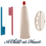 Dollhouse Toothbrushes, Holder &amp; Paste Set