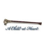 Dollhouse Dog Head Walking Stick