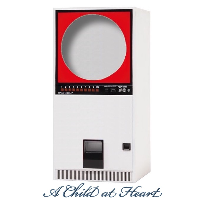 Dollhouse Vending Machine #1 - White- Choice of Style -