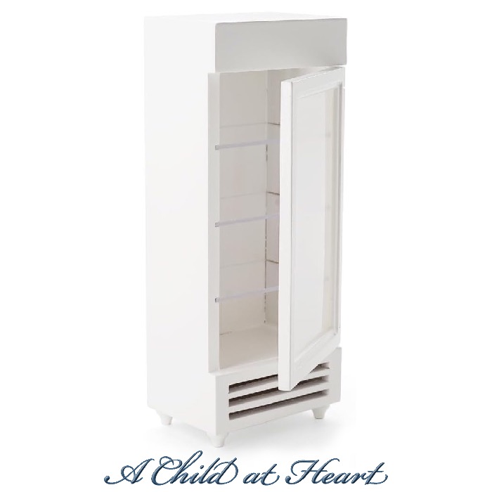 (*) Dollhouse Commercial Refrigerator- Choice of Color -