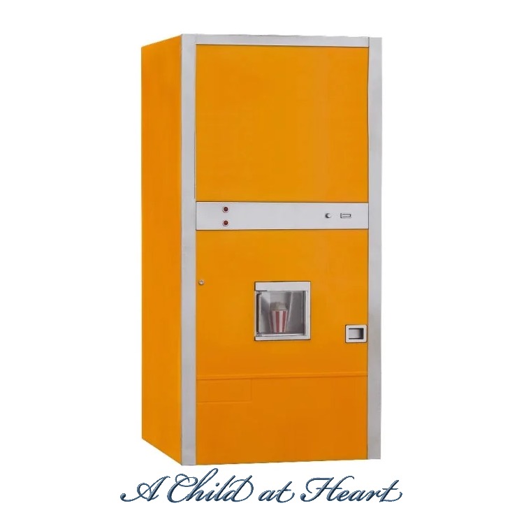 (*) Dollhouse Vending Machine #1 - Orange 1- Choice of Style - - Product Image
