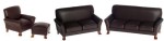 Bespaq Dollhouse Leather Living Room