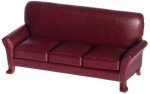 Bespaq Dollhouse Leather Living Room