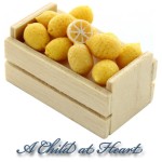 (*) Dollhouse Crate of loose Lemons
