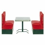 (*) Dollhouse 1950's Booths or Sets
