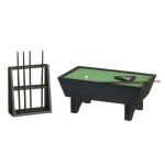 Dollhouse 24 pc Pool Table Set