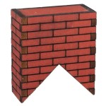Dollhouse 45&amp;deg; Chimney - 3" High