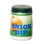 Dollhouse Jar of Onion Dip