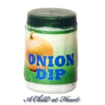 Dollhouse Jar of Onion Dip