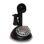 (*) Dollhouse Candlestick Phone with Dial