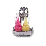 (*) Dollhouse Cruets with Holder