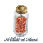 Dollhouse Diner Filled Red Peppers Shaker