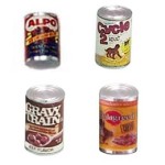 Dollhouse Dog Food Can(s)- Choice of Styles -