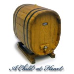 Dollhouse Oval Wine/Sprits/Ale Barrel