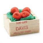 Dollhouse Filled Apple Crate