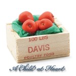 Dollhouse Filled Apple Crate