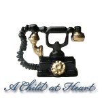 (*) Dollhouse French Table Phone