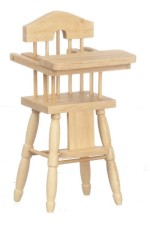 Dollhouse Highchair - Oak