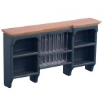 Dollhouse Kitchen Shaker Style Plate Rack- Choice of Finish -