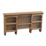 Dollhouse Kitchen Shaker Style Plate Rack- Choice of Finish -