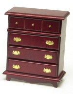 Dollhouse Mahogany Chest of Drawers