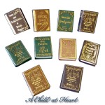 Dollhouse Miniature Wizard Book Sets
