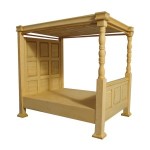 Dollhouse Double 4 Poster Bed