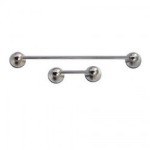 (*) Dollhouse Silver Bath Bar Accessories