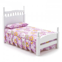 Dollhouse Single White Bed