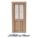 Dollhouse Transom Door- Choice of Finishes -