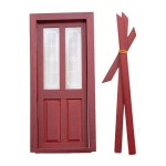 Dollhouse Transom Door- Choice of Finishes -