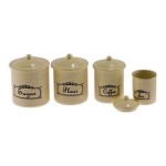 Dollhouse Vintage Kitchen Canisters - Choice of Color -